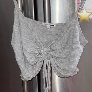 Crop Ruched Tank Top